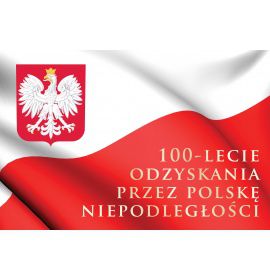 100-lecie Odzyskania Niepodległości - 09 - Baner patriotyczny - 300x200 cm