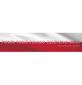 100-lecie Odzyskania Niepodległości - 16 - Baner patriotyczny - 300x70 cm