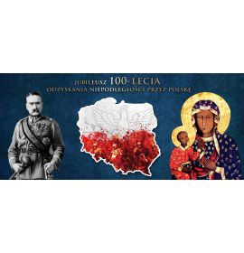 100-lecie Odzyskania Niepodległości - 20 - Baner patriotyczny - 220x96 cm