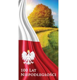 100-lecie Odzyskania Niepodległości - 21 - Baner patriotyczny - 100x200 cm