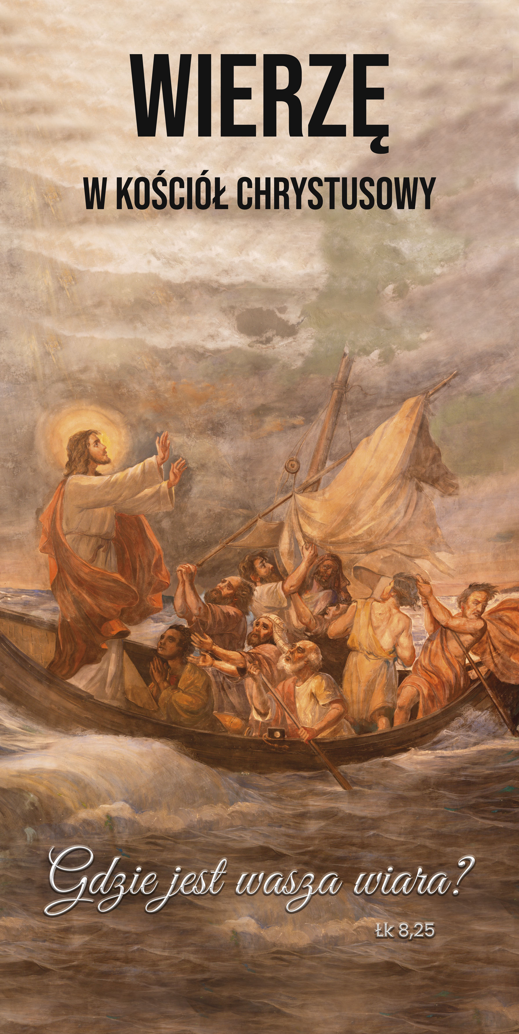 Wierzę w Kościół Chrystusowy - 04 - Baner religijny - 100 x 200 cm