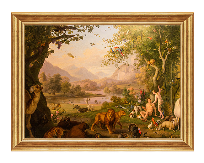 Adam i Ewa w raju - 01 - Obraz biblijny