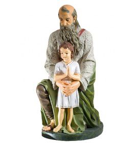 Pasterz z dzieckiem - Figura do Szopki - 50 cm