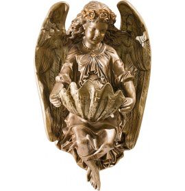 Aniołek z misą na wodę święconą - 45 cm - Naczynie liturgiczne