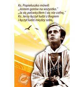 Błogosławiony Ksiądz Jerzy Popiełuszko - 03 - Baner religijny - 200x300 cm