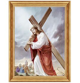Droga Krzyżowa Pana Jezusa - Ogród różańcowy II - Obraz sakralny