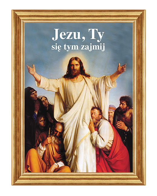 Jezu Ty się tym zajmij - Napis - 02 - Obraz religijny