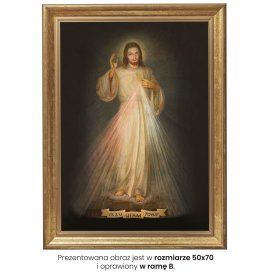 Jezu, ufam Tobie - Oficjalny obraz - Łagiewniki - 09 - Obraz religijny 