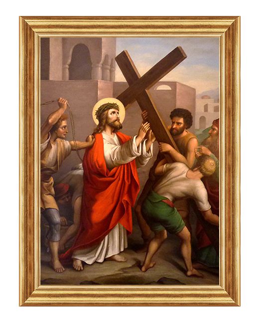 Jezus bierze krzyż na swoje ramiona - Stacja II - Kraków