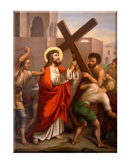Jezus bierze krzyż na swoje ramiona - Stacja II - Kraków