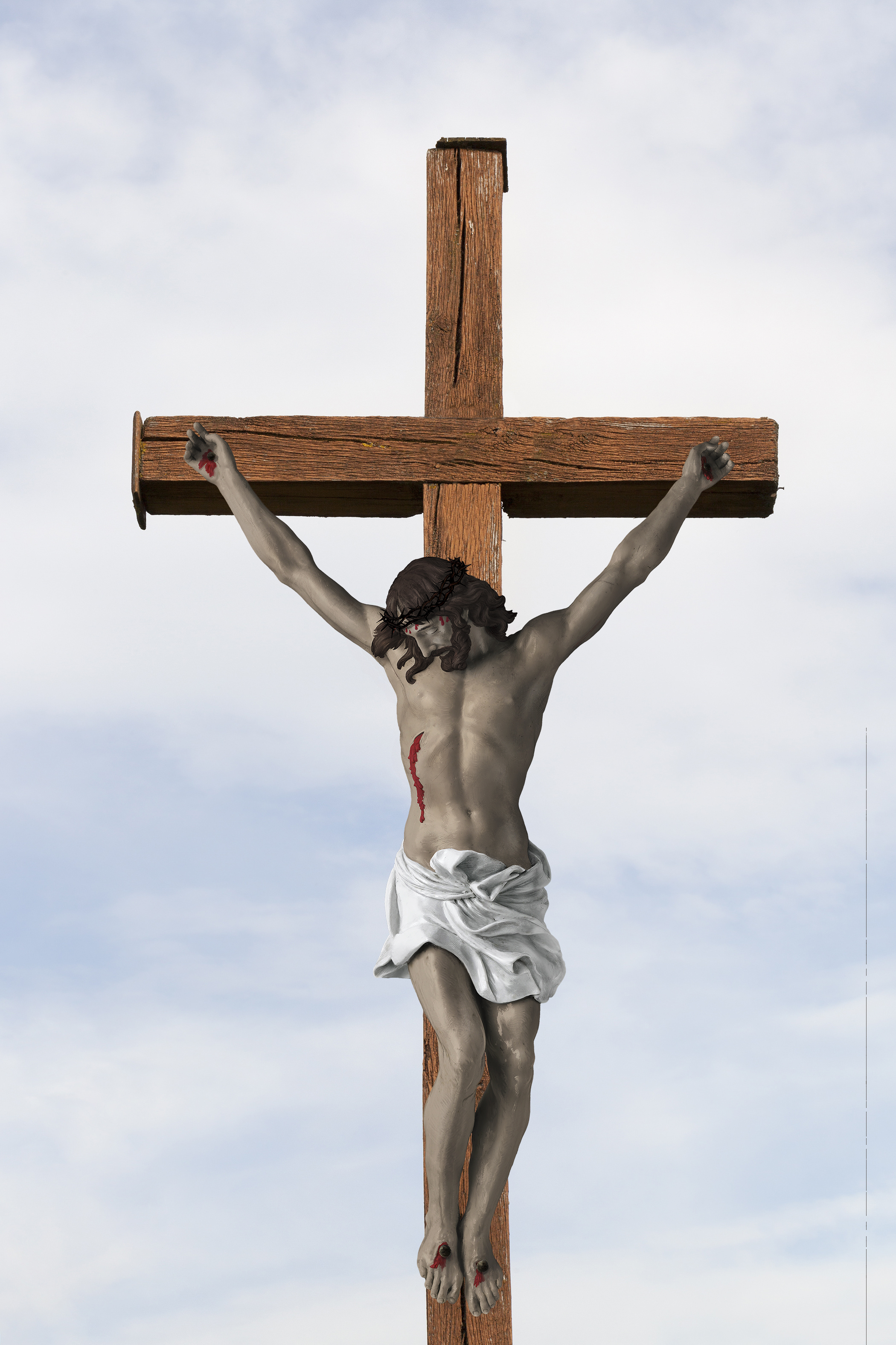 Jezus na krzyż - PCV - Obraz religijny