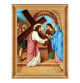 Jezus spotyka Matkę swoją - Stacja IV - Boleszyn