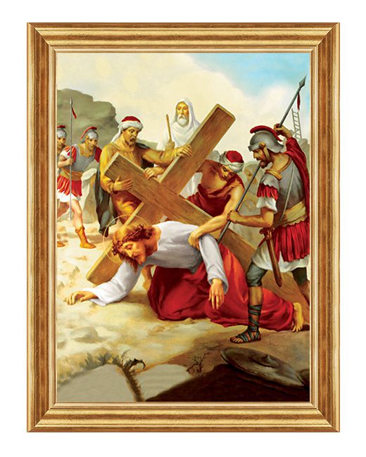 Jezus upada po raz drugi - Stacja VII - Florencja
