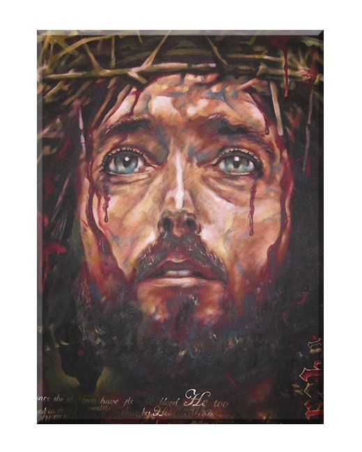 Jezus w koronie cierniowej - Ecce Homo - 20 - Obraz religijny