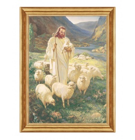 Jezus z barankiem - 12 - Obraz religijny