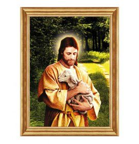 Jezus z barankiem - 01 - Obraz religijny