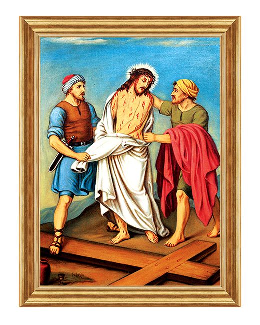 Jezus z szat obnażony - Stacja X - Boleszyn