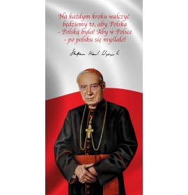 Kardynał Stefan Wyszyński - 02 - Baner religijny - 100x200