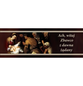 Boże Narodzenie - 09 - Baner religijny - 310x110 cm