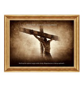 Śmierć Jezusa na krzyżu - Stacja XII - wg rozważań Stefana Wyszyńskiego