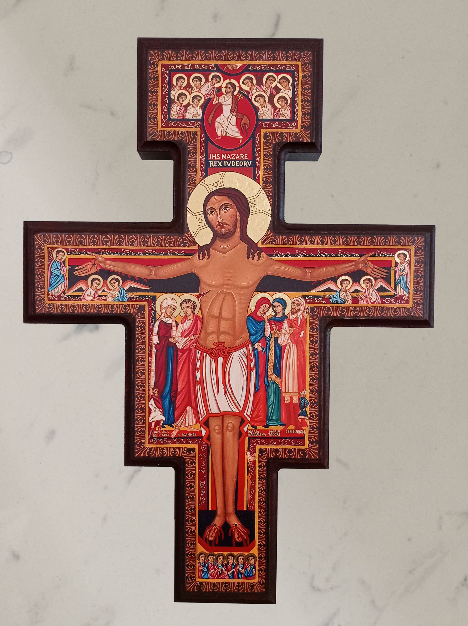 Krzyż Franciszkański - 43 cm - Ikona religijna