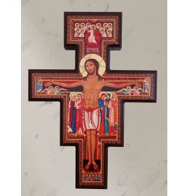 Krzyż Franciszkański - 43 cm - Ikona religijna