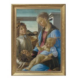 Madonna z Dzieciątkiem i Aniołem - Madonna z Eucharystii - 23 - Obraz religijny
