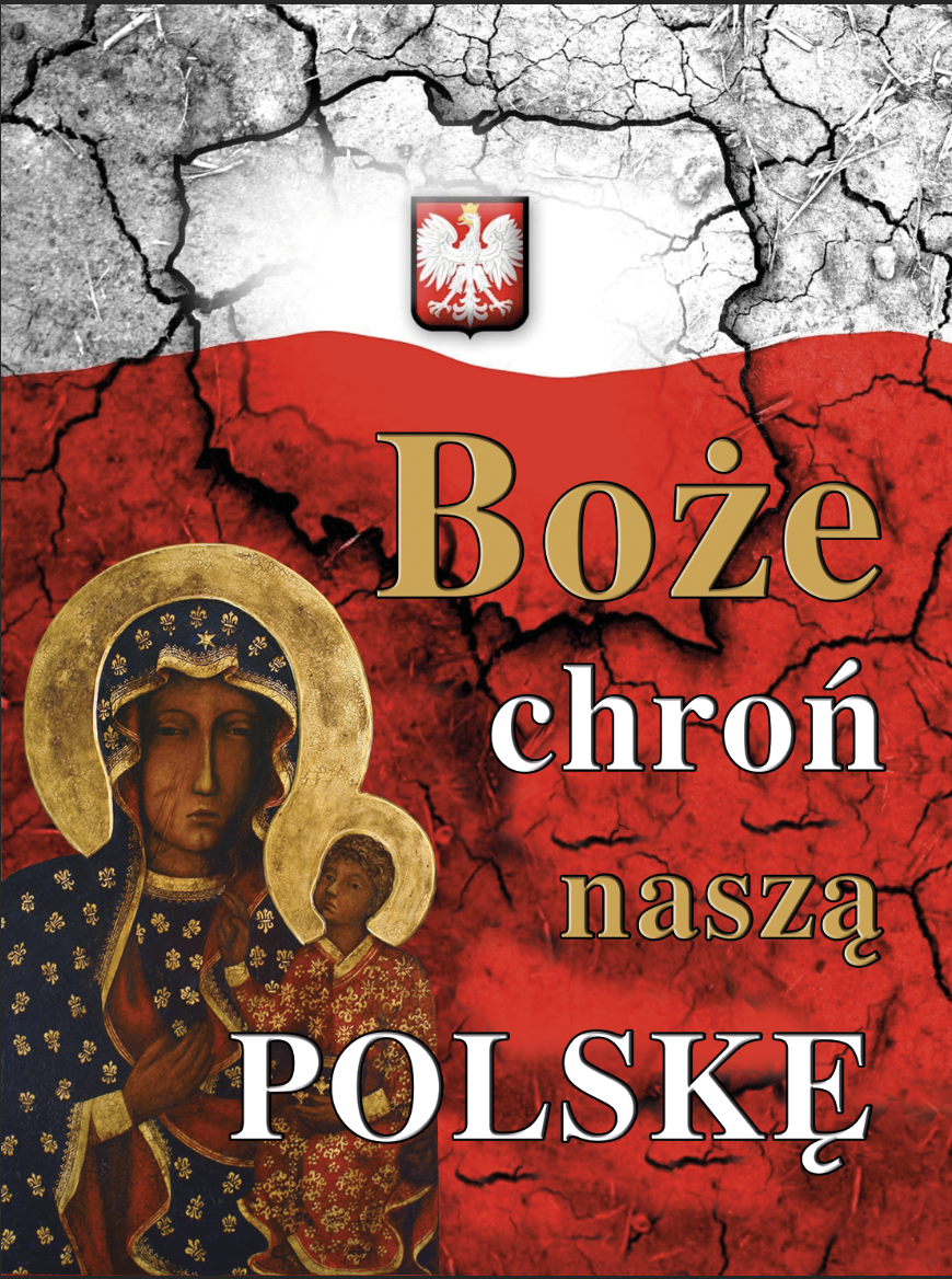 Matka Boża Częstochowska - Boże chroń naszą Polskę - 01 - 150x200