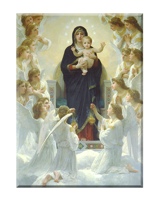 Matka Boska Krolowa Aniołów - William-Adolphe Bouguereau - Obraz bez ramy