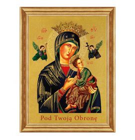 Matka Boża Nieustającej Pomocy - Napis - 02 - Obraz religijny