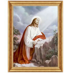 Modlitwa Pana Jezusa w Ogrójcu - Ogród różańcowy II - Obraz sakralny