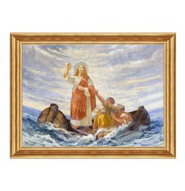 Pan Jezus na łodzi - 02 - Obraz religijny