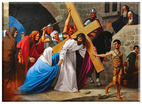 Jezus spotyka Matkę swoją - Stacja IV - Rzym