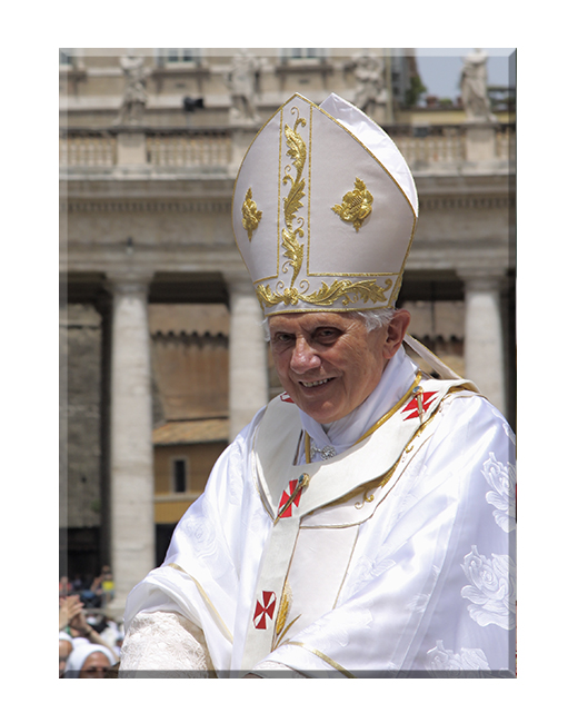 Papież Benedykt XVI - 05  - Obraz religijny