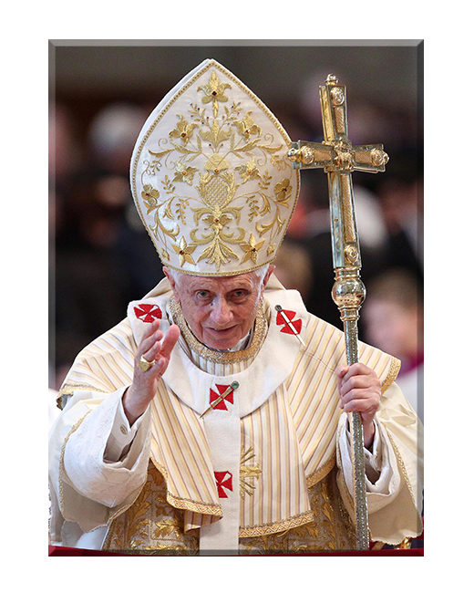 Papież Benedykt XVI - 06  - Obraz religijny