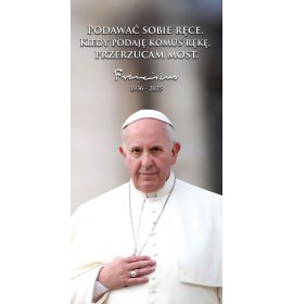Papież Franciszek - 07 - Baner religijny - 100x200 cm