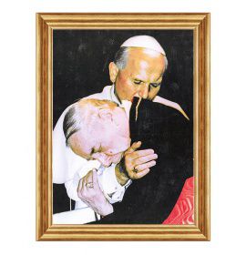 Święty Jan Paweł II i Kardynał Stefan Wyszyński - 01 - Obraz religijny