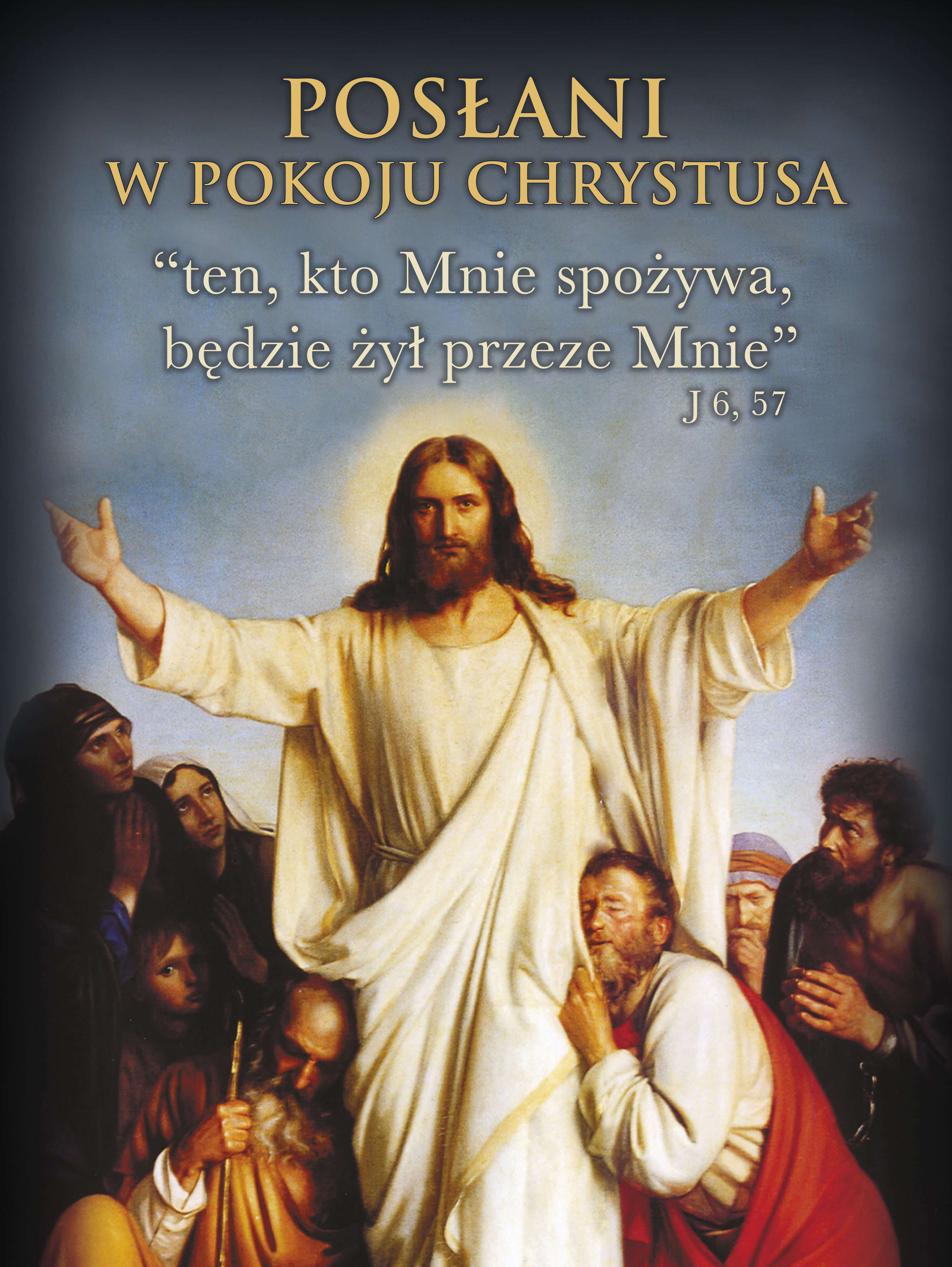Posłani w pokoju Chrystusa - 04 - Baner religijny - 150x200