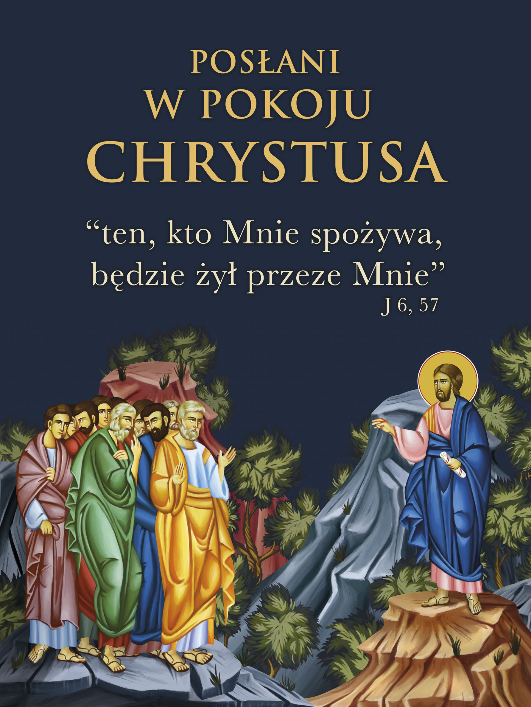 Posłani w pokoju Chrystusa - 05 - Baner religijny - 150x200