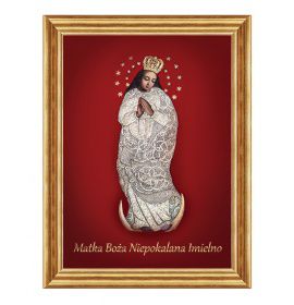 Sanktuarium w Imielnie - Matka Boża Niepokalana - 02 - Napis - Obraz religijny