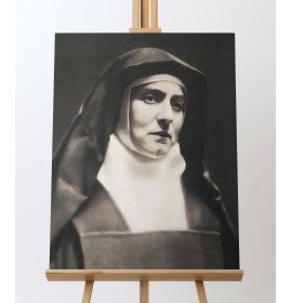 Św. Teresa Benedykta od Krzyża - Edith Stein - Sepia - 01 - Obraz religijny