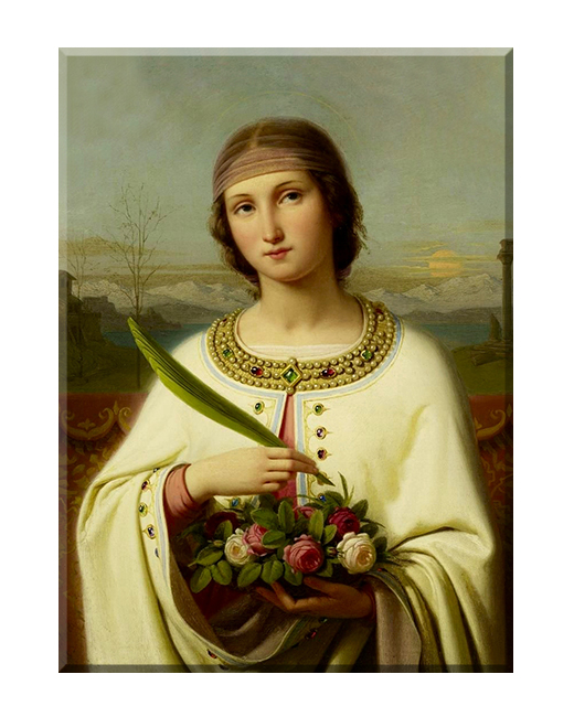 Święta Dorota z Cezarei - 01 - Obraz religijny