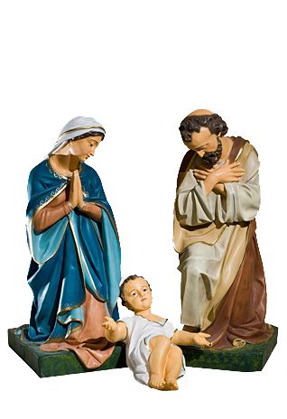 Święta Rodzina - Figury do Szopki - 90 cm
