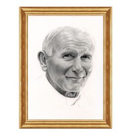 Święty Jan Paweł II - Szkic - 43 - Obraz religijny