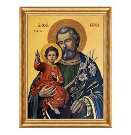 Święty Józef z Nazaretu - Ikona - 05 - Obraz religijny