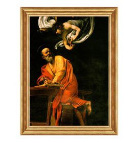 Święty Mateusz - Caravaggio - 09 - Obraz religijny