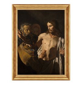 Święty Tomasz Apostoł - 06 - Niewierny Tomasz - Rembrandt - Obraz religijny 