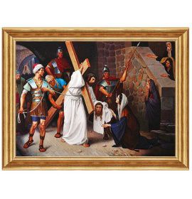 Weronika ociera twarz Jezusowi - Stacja VI - Rzym