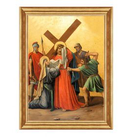 Weronika ociera twarz Jezusowi - Stacja VI - Francja, Avinion